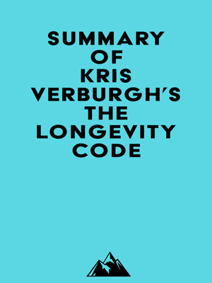 cover image of Summary of Kris Verburgh's the Longevity Code